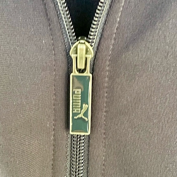 PUMA Contrast Track Men's Jacket - Peacoat Puma Blue Yellow, Size M - Picture 5 of 6